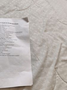 Drinking Game Fun Questions