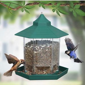 Green Bird Feeder