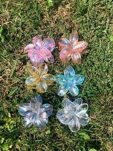 Flower Hair Claw Clips - Set of 6