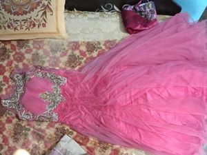Elegant Pink Ethnic Gown