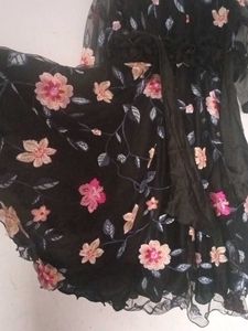 Baby Frock Emported Net Full Umbrella Ghere Up Dow
