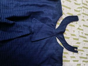 1-3 Age Girl Cute Navy Blue Top