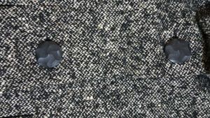 Wool Blend Coat with Fur Collar