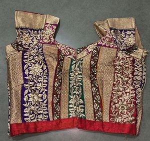 Embroidered Sari Blouse