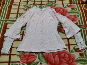 Beige Colour New Peplum Type
