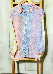Partyware Button-Down Shirt Size-52-over size