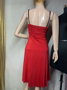Chic Red Party Dress