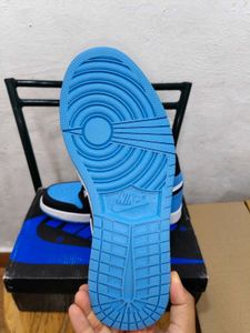 NIKE AIR JORDAN 1&#39;S RETRO HIGH &#34;UNC TOE&#34; UK7.5