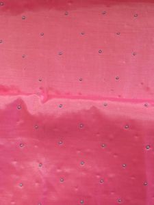 Pink And Seagreen Color Eads Work Saree