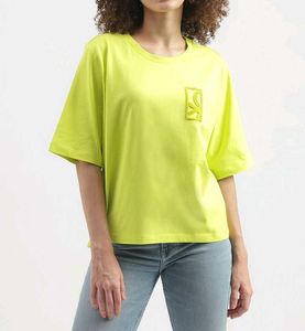 Regular Fit Round Neck Solid Pattern T-shirt