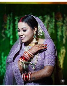Elegant Lavender Lehenga Choli