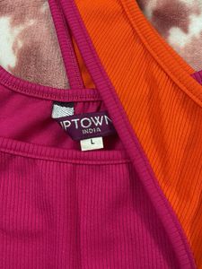 Color Block Crop Top