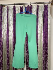 H&amp;M Green Bootcut Trousers
