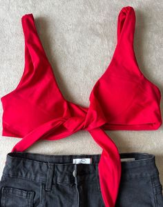 Bikini Red Top