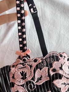 PINK BOW CORSET TOP