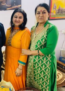 Elegant Blue Printed Kurta with dupatta 🧿