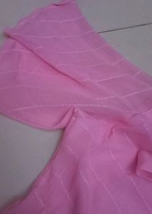 Pink Knot Flare Top