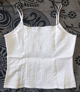 💥SALE! Chickankari Pure Cotton Sleevless Top