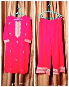 Pink Kurta Set Size 42 inches