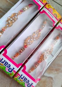 Set of 3 Rakhi Bracelets