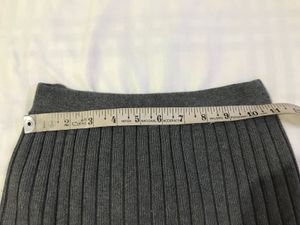 Stretchy Ribbed Mini Skirt Waist 26-30