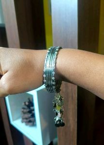 Silver Colour Oxidised Churi..