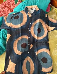 Cotton Abstract Print Shirt