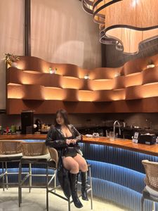 black mini leather dress