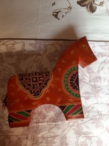 Leather Horse Piggy Bag Big Size