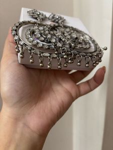 Beautiful white jhumka