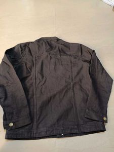 Men&#39;s Stylish Black Denim Jacket, M Size