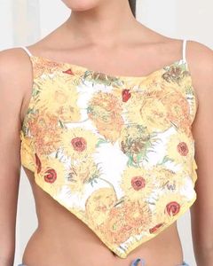 Floral Tie-Back Crop Top | Brand New
