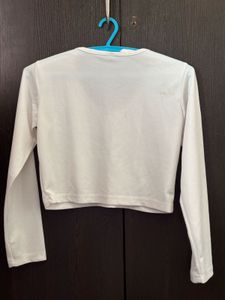 White Long Sleeve Top