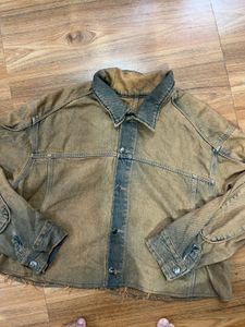 Distress Y2K Denim Jacket 😭