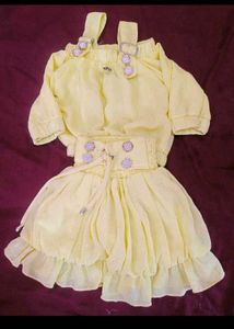 Yellow Two-Piece Set