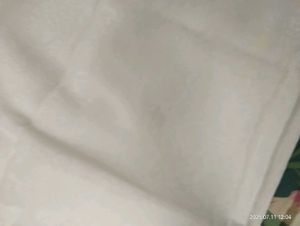 White Floral Fabric