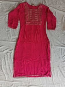 PRETTY PINK KURTA