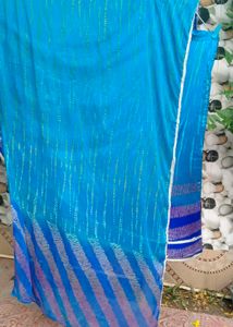 Ethnic blue skirt with chunni