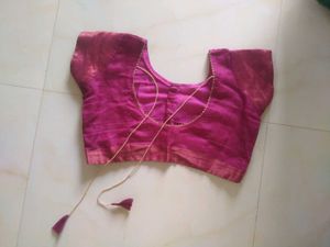 beautiful purple saree