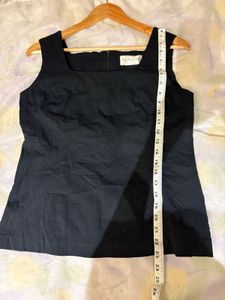 Square Neck Black Corset Strachable Top