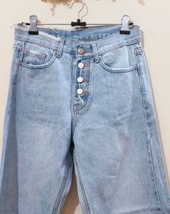 High waist flare jeans made with soft eco friendly