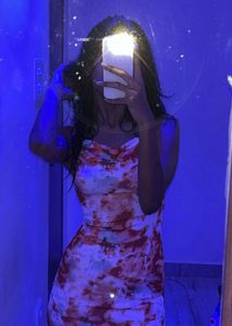 Tie-Dye Slip Dress