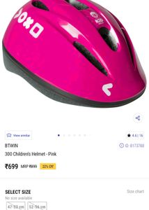 Kids Btwin Helmet for cycling, scakiting, hoverin