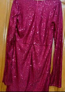 RED SEQUIN DRESS
