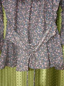 feminine long-sleeve blouse