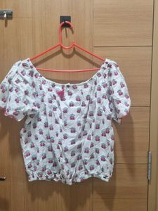 White Casual Top