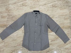 Men's Grey Long Sleeve Shirt