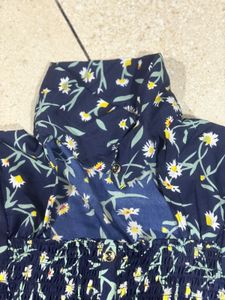 Floral Print Crop Top