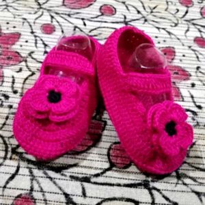 Handmade Crochet Baby Booties
