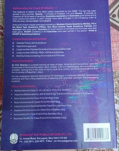 RD SHARMA MATHEMATICS VOL1&amp;2